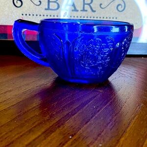 Cobalt Blue glass cup